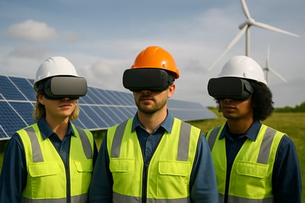 From Solar Farms to Substations: Customizing Site-Specific VR Simulations for the Renewable Energy Revolution