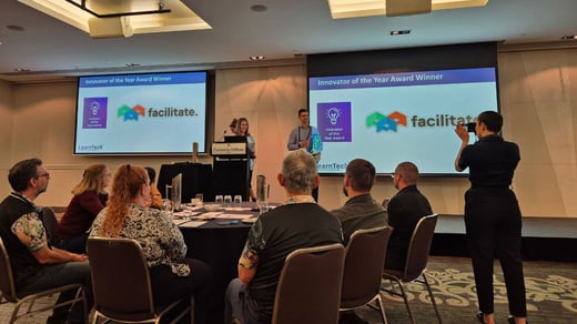 Innovator of the Year Award: Facilitate Recognized at LearnTech Awards for Ed-Tech Innovation