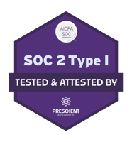 Prescient SOC 2 Type 1 Badge[92][76] (1)