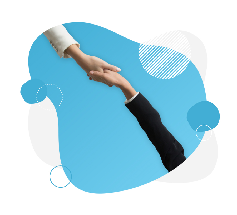 Shaking hands